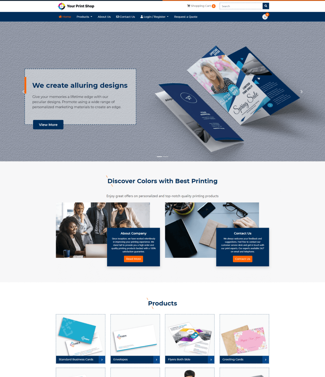 Website Theme - Ultramarine Demo